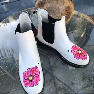 Hand painted boots